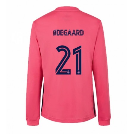 Fußballtrikots Real Madrid Martin Odegaard Auswärts Trikotsatz 2020-2021 Langarm